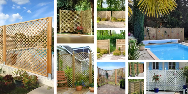 Installationsanleitung für Zaunplatten auf einer gehärteten Fläche