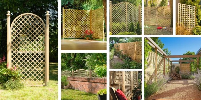 Gartengitter aus Holz - Welche Gitter sollten Sie für Ihren Garten wählen?