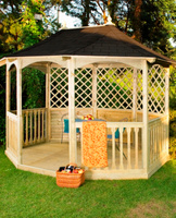 Winchester Pavillon Gazebo mit Dachschindeln Medium