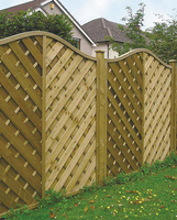 V-Mate Zaun mit Omegabogen h 70/90/70 x 180 cm