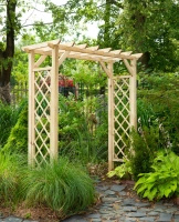Pergola mit Sitzbank York