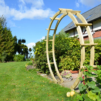 Runde Pergola aus Holz