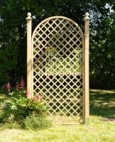 Rankgitter mit Rosenbogen h135/183/135 x 90 cm