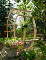 Doppeltes Langbogentor Pergola